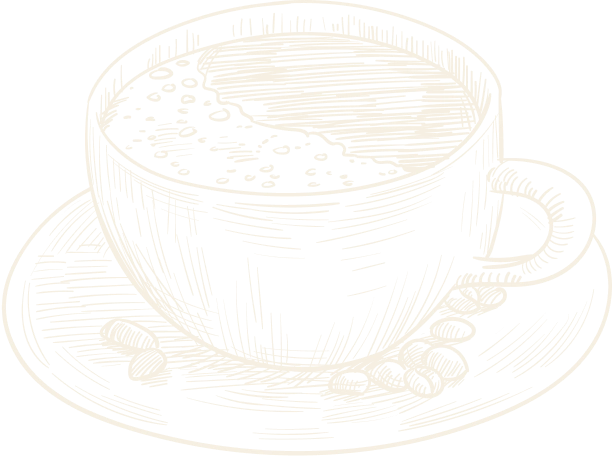 Cup of coffee drawing